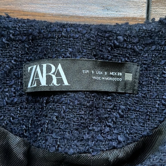 Zara Tweed Coat - Picture 2 of 6